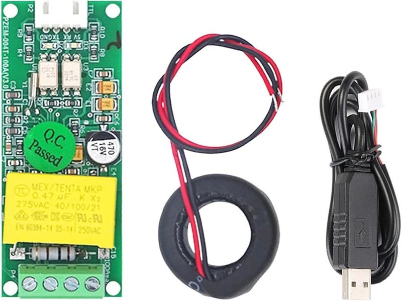 Upgraded Multifunctional Power Energy Meter Module 10A 100A Voltage Current Tester Suit 4 - Image 1