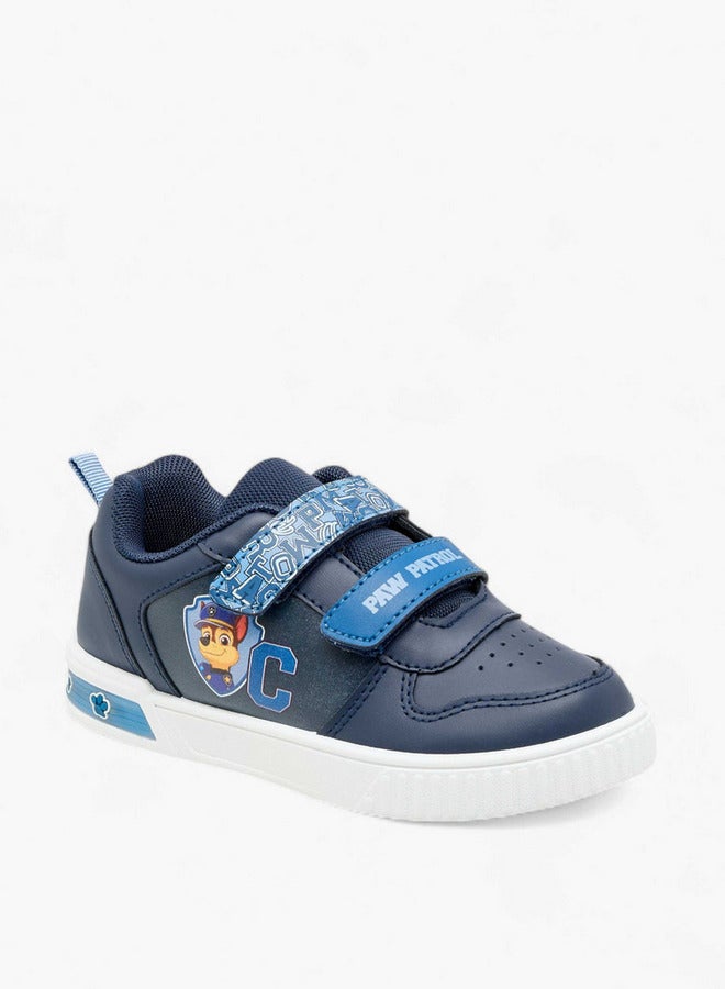 PAW PATROL Boys Printed Light-Up Sneakers with Hook and Loop Closure - Image 2