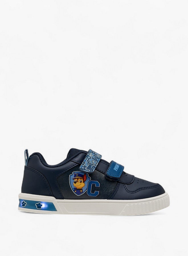 PAW PATROL Boys Printed Light-Up Sneakers with Hook and Loop Closure - Image 4