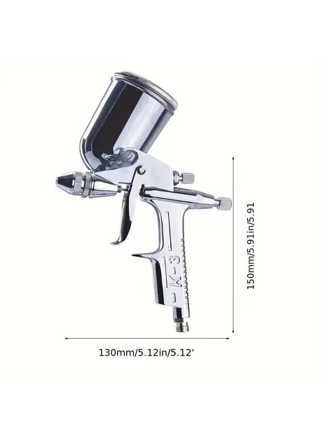 Mini 0 5mm Nozzle Airbrush Spray Gun 4 23oz For Automotive Painting Metal - Image 3