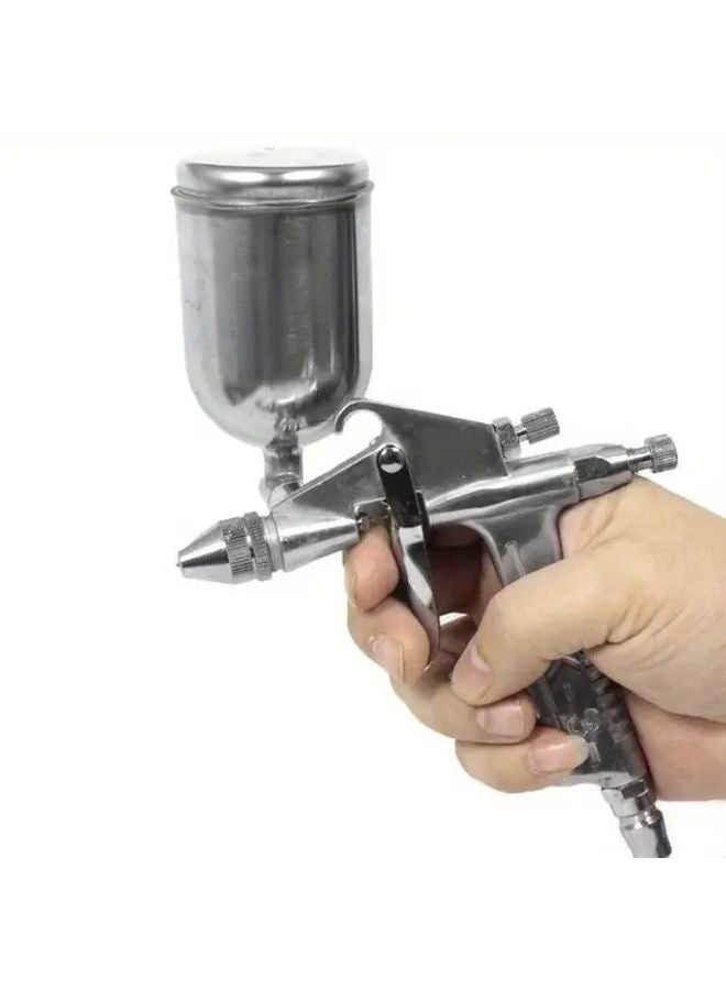 Mini 0 5mm Nozzle Airbrush Spray Gun 4 23oz For Automotive Painting Metal - Image 4