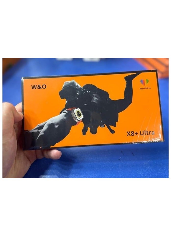 Smart Watch X8 Ultra Plus – Orange - Image 3