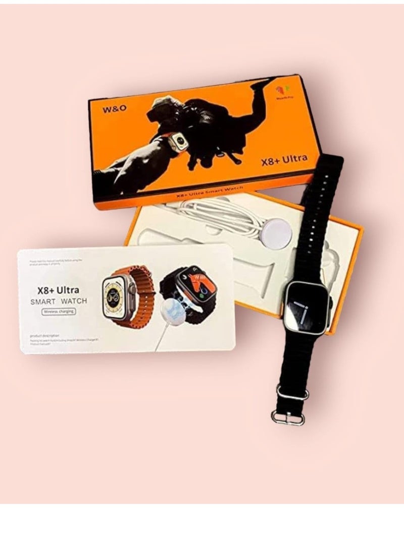 Smart Watch X8 Ultra Plus – Orange - Image 5