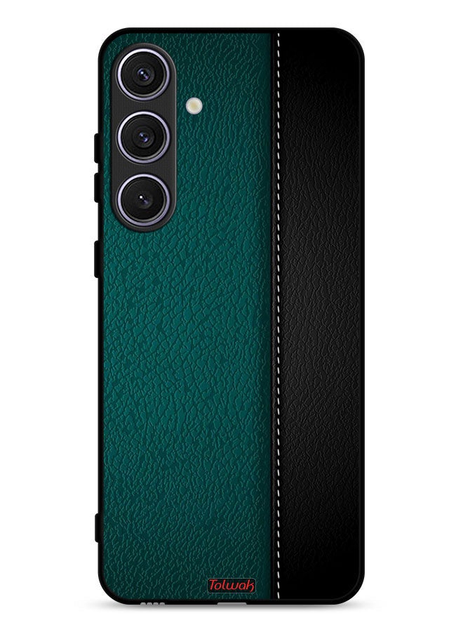 Tolwak Samsung Galaxy S24 Plus 5G Protective Case Cover Leather Pattern - Image 1