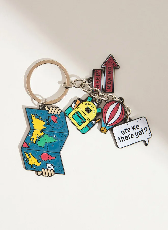 Chumbak Chumbak Classic Travel Metal Keychain