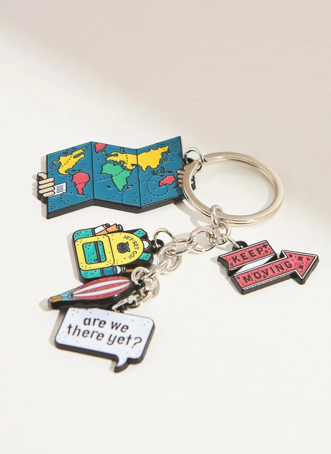 Chumbak Chumbak Classic Travel Metal Keychain