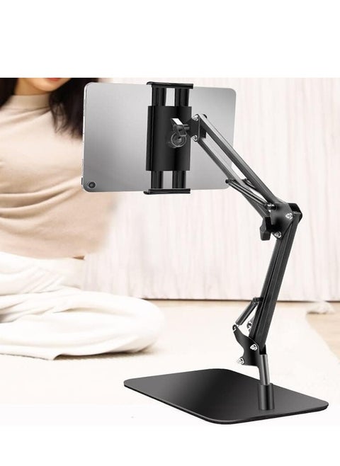 360 Degree Rotatable Long Tablet Stand for 4-13 Inch Tablet, Mobile Bed Desktop for iPad Pro Mini