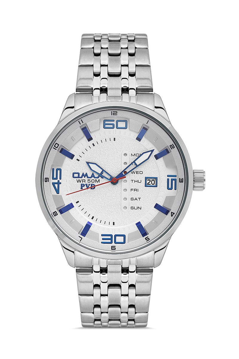 OMAX Men's Wrist-Watch | Analog | Stainless Steel Band | Elegant Design - Image 1