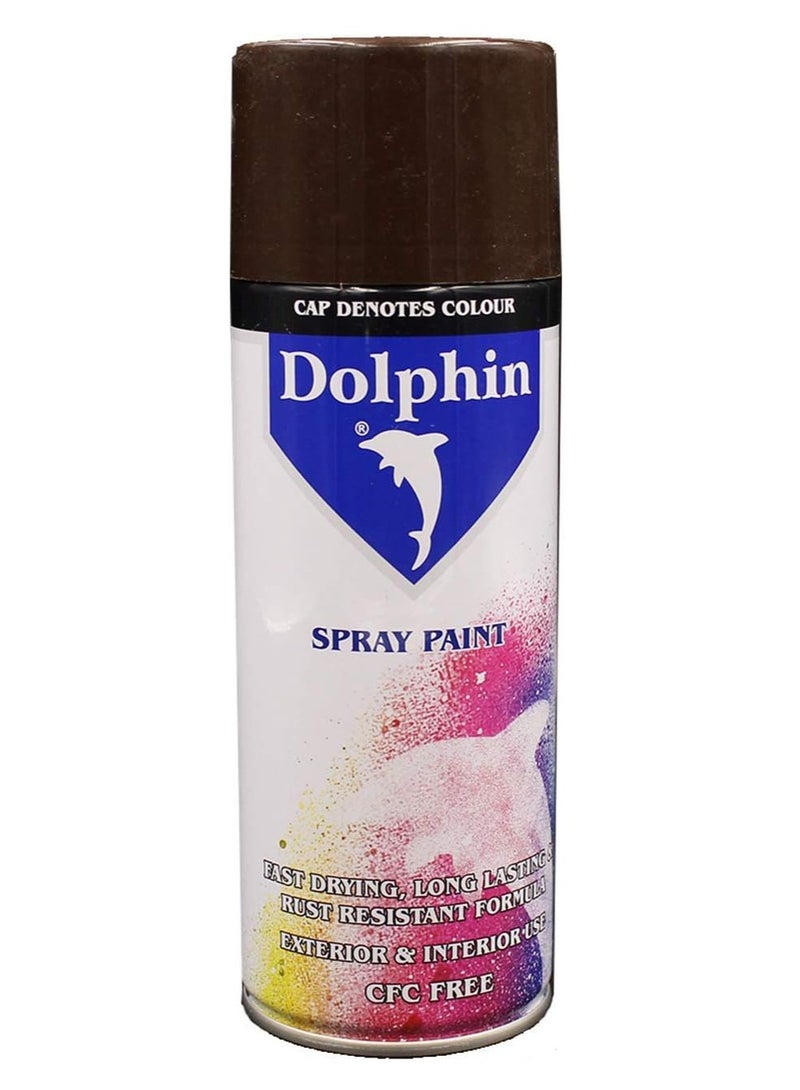 دولفين طلاء بخاخ دولفين (280 جرام، بني)