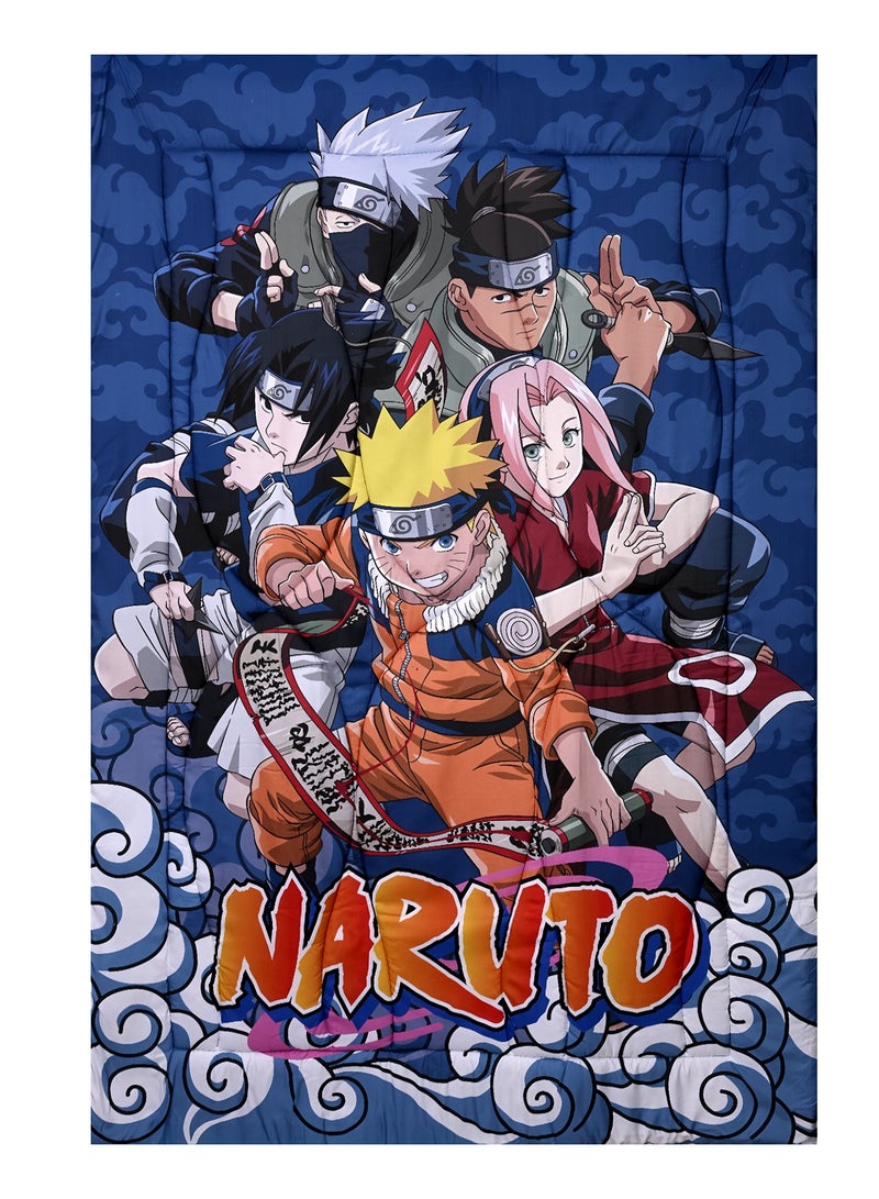 NARUTO 5-in-1 Comforter Set – Brushed Microfiber, Polyester Shell – Orange - Image 5
