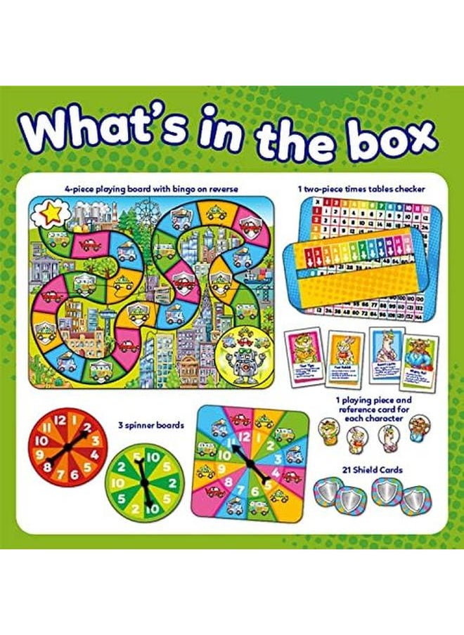 ORCHARD TOYS - Times Tables Heroes Game Educational Game For Children Aged 6 9 Practice Times Tables From 2 12 Multiplication Game Maths Game - Image 1