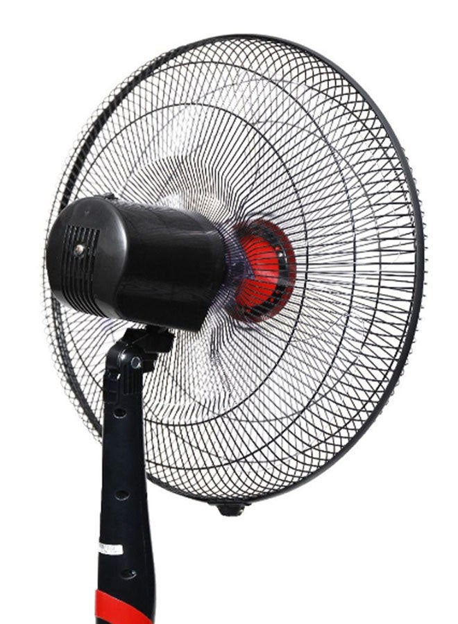 TORNADO Stand Fan 18 Inch, 4 Blades 75 W TSF-18XW Black x Red - Image 4