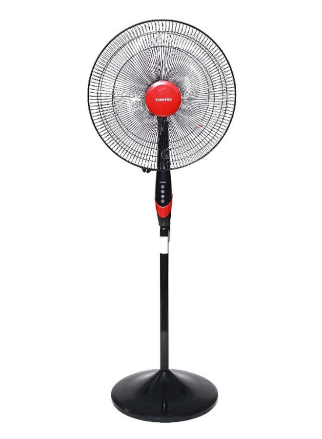 TORNADO Stand Fan 18 Inch, 4 Blades 75 W TSF-18XW Black x Red - Image 2