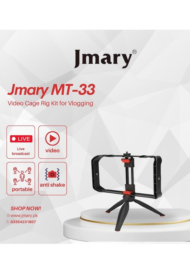 JAJEEK Universal Video Kit for Smartphones, DSLR & Vlogging (Adjustable 42mm-95mm)  - Image 4