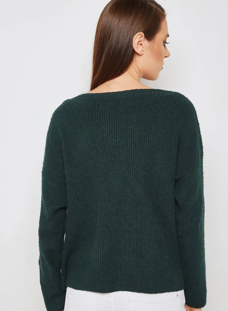Jacqueline de Yong Boat Neck Sweater