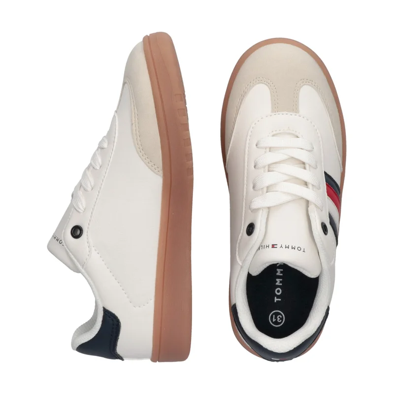 TOMMY HILFIGER Kids Lace Up Low Top Sneakers