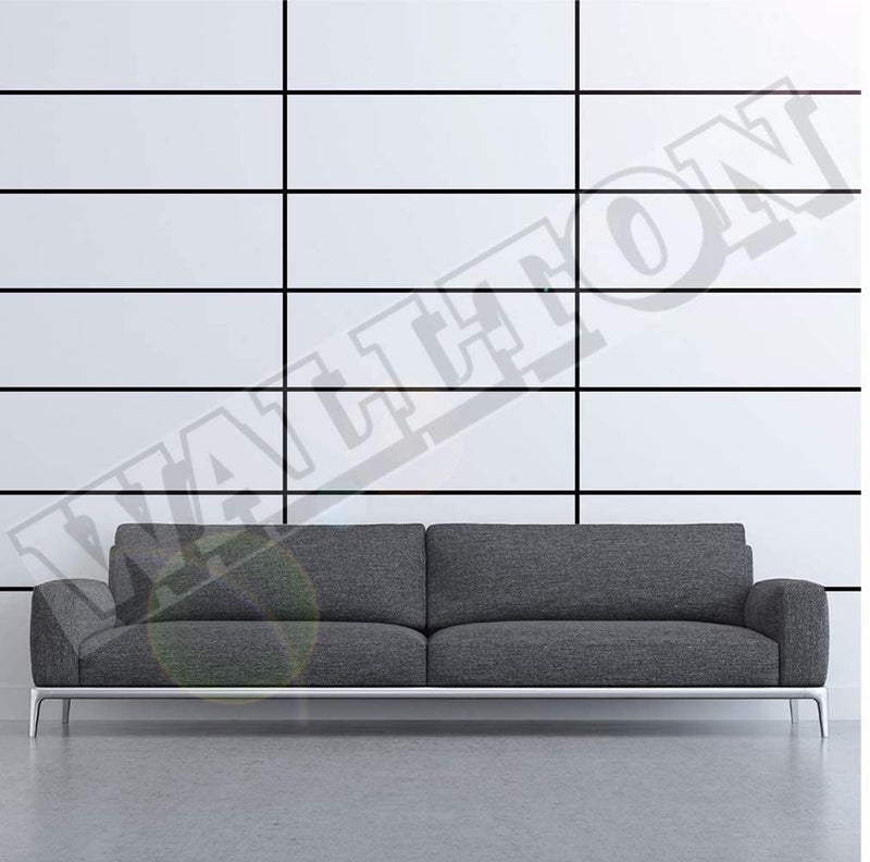 WALLTON Black Tape (2CM x 15M) - Self-Adhesive Decorative Tiles Gap Foil Line Tape, Floor Sealing Strip, Seam Sticker, Black Patti for Home, Wall, Ceiling & Cabinet| Mirror Finish| DIY Craft. - Image 3