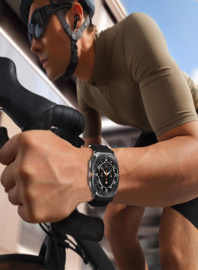 surundo Alpine Loop Nylon Band - Compatible with Apple Watch Ultra 2/Ultra Bands 49mm 45mm 44mm for Men Women, Adjustable with Metal C Hook Strap for iWatch Ultra 2 iWatch Ultra Series 10 46mm SE/9/8/7/6/5 - Image 4