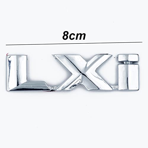 Asraw Chrome Finish LXI Car Sticker - LXI Emblem for Car (8x2 cm) - Image 3