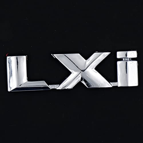 Asraw Chrome Finish LXI Car Sticker - LXI Emblem for Car (8x2 cm) - Image 2