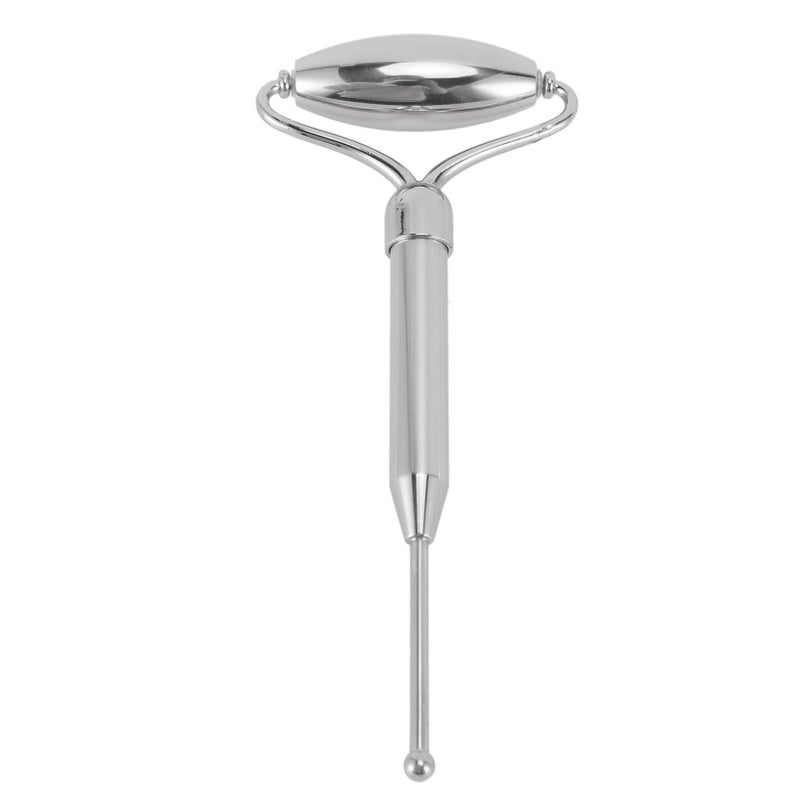 Face Roller Noiseless Double End Stainless Steel Facial Massager for Wrinkles Eye Puffiness Dark Circles - Image 2