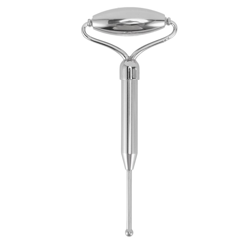 Face Roller Noiseless Double End Stainless Steel Facial Massager for Wrinkles Eye Puffiness Dark Circles - Image 1