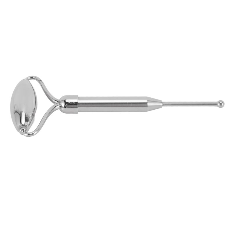 Face Roller Noiseless Double End Stainless Steel Facial Massager for Wrinkles Eye Puffiness Dark Circles - Image 4