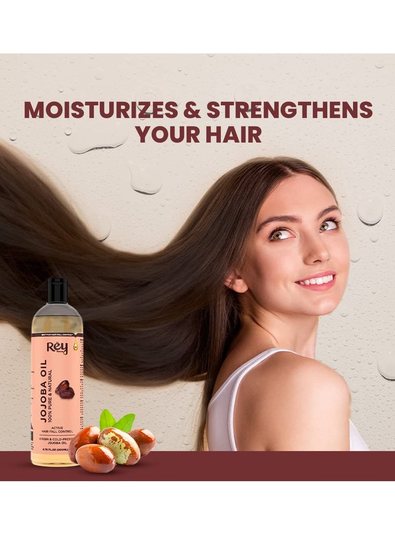 ري زيت الجوجوبا من ري ناتشورالز 100% طبيعي نقي ومعصور على البارد يرطب البشرة ويغذي فروة الرأس 200 مل - Image 2