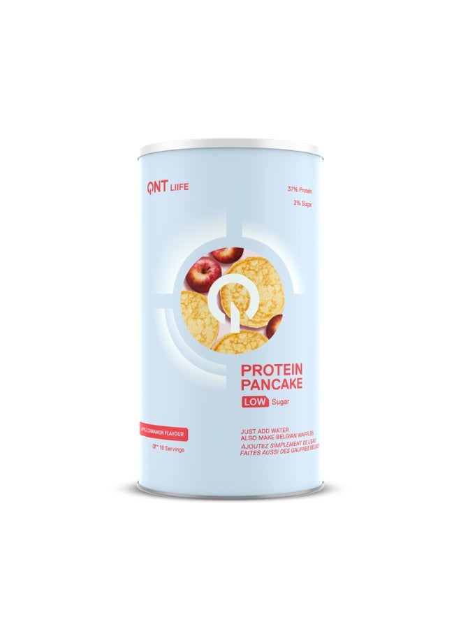QNT Protein Pancake Mix | 500g | Apple Cinnamon Flavours, High-Protein, High-Fiber - Image 2
