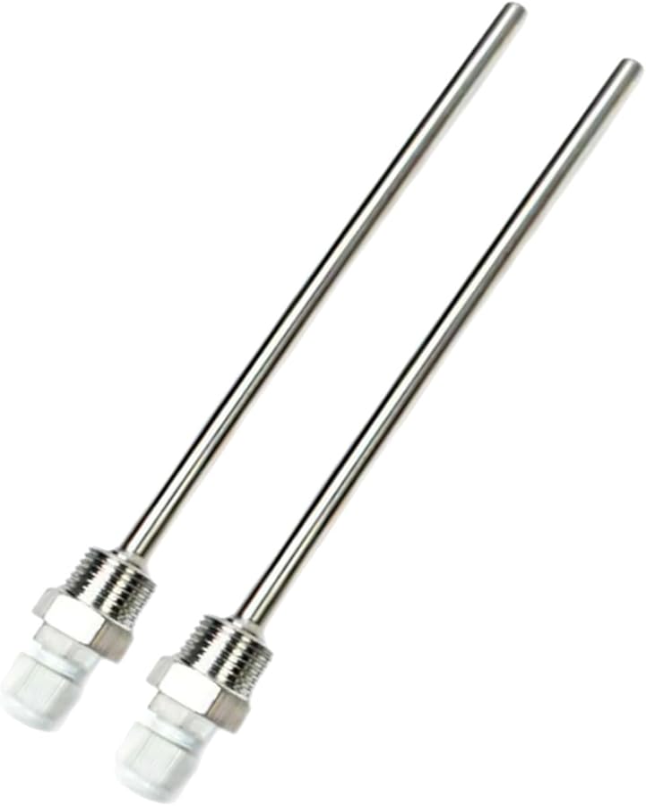 Immersion Sleeve Temperature Sensor 30cm Thread Stainless Steel Blind Tube - Image 2