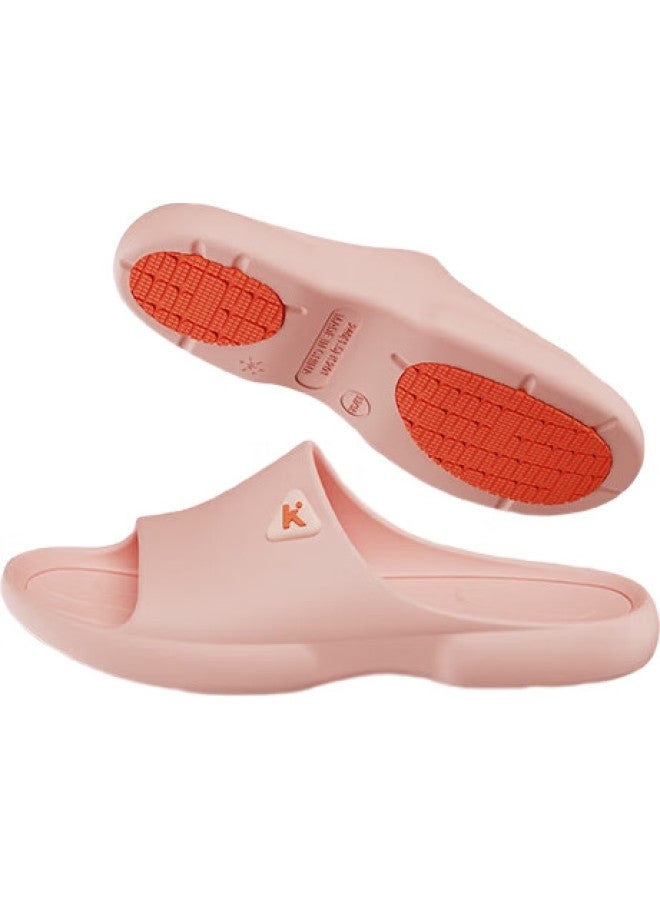 Kenroll Unisex Bathroom Home Outdoor Anti-Slip Slippers Night Light Home Cool Slippers Wide Leaf Green 37-38 - Image 2