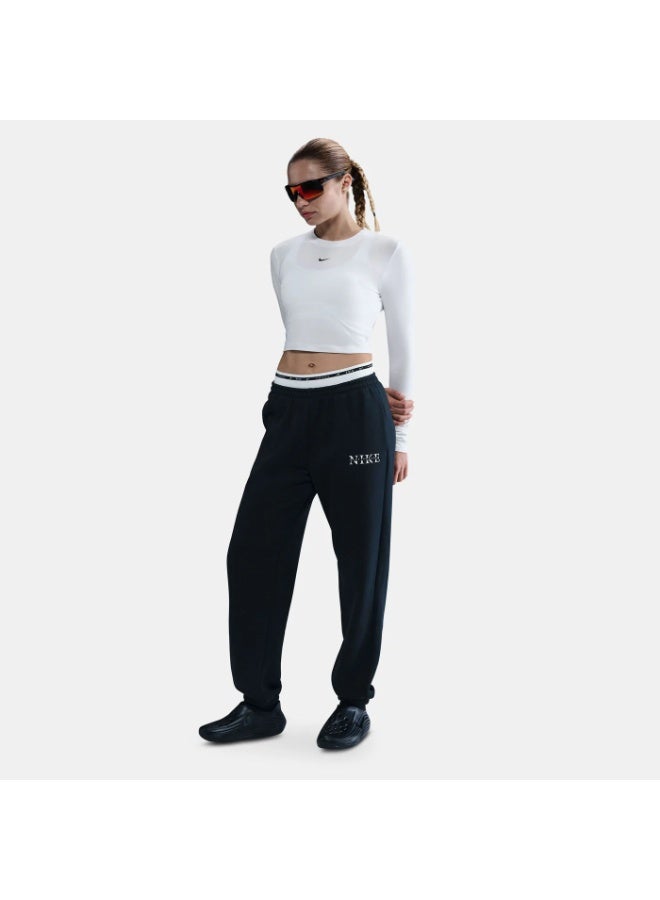 Nike Women’s Nike Sportswear Chill Knit Long-Sleeve Crop Top - Image 3