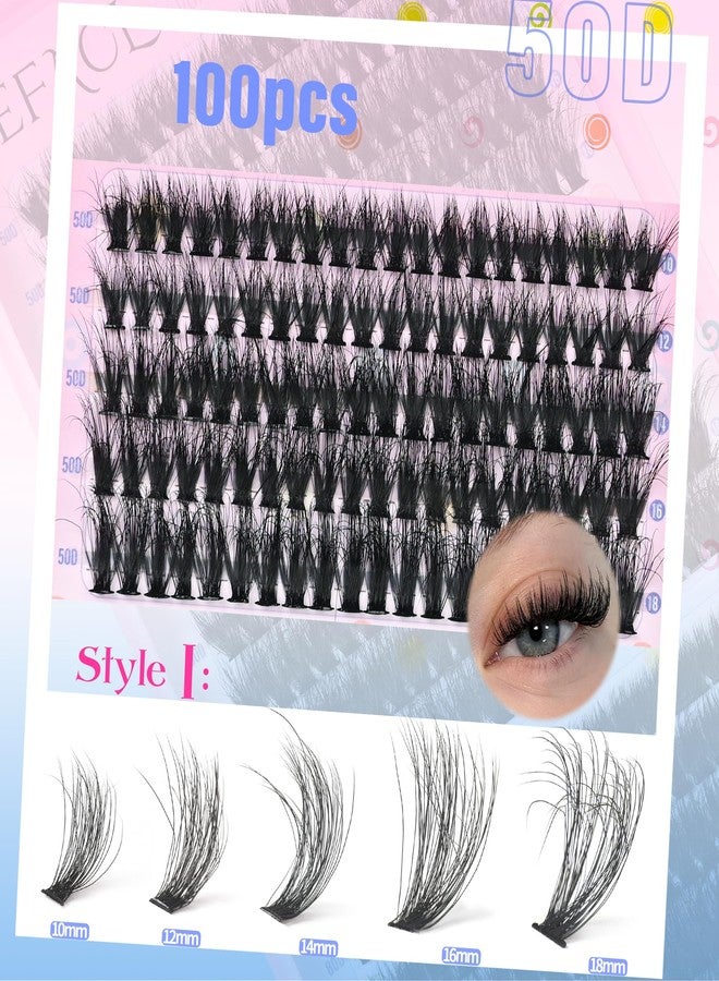 BEFACL Wispy Lash Clusters 50D+60D+80D Eyelash Clusters C Curly Cluster Lashes Natural Individual Lashes 300Pcs Eyelash Extensions 10-18MM Matte Black DIY Lash Extension by Befacl - Image 3