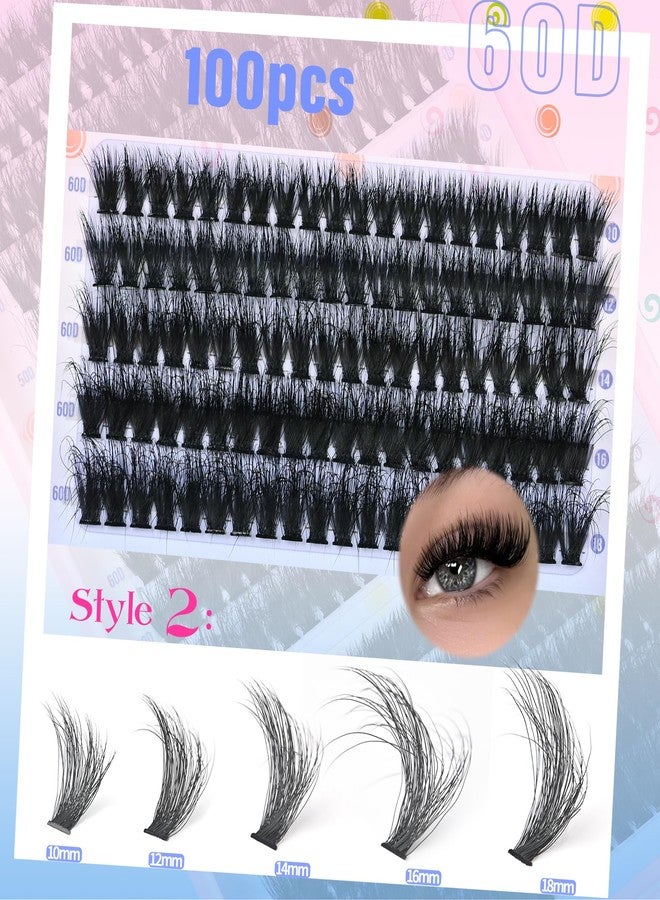 BEFACL Wispy Lash Clusters 50D+60D+80D Eyelash Clusters C Curly Cluster Lashes Natural Individual Lashes 300Pcs Eyelash Extensions 10-18MM Matte Black DIY Lash Extension by Befacl - Image 4