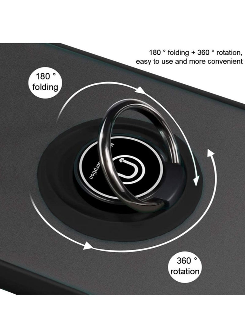 ELTRAZONE Samsung Galaxy S20 Ultra Case, Anti-Scratch with 360 Degree Rotation Finger Ring Kickstand Work with Magnetic Car Mount Compatible for Galaxy S20 Ultra - Black - Image 5