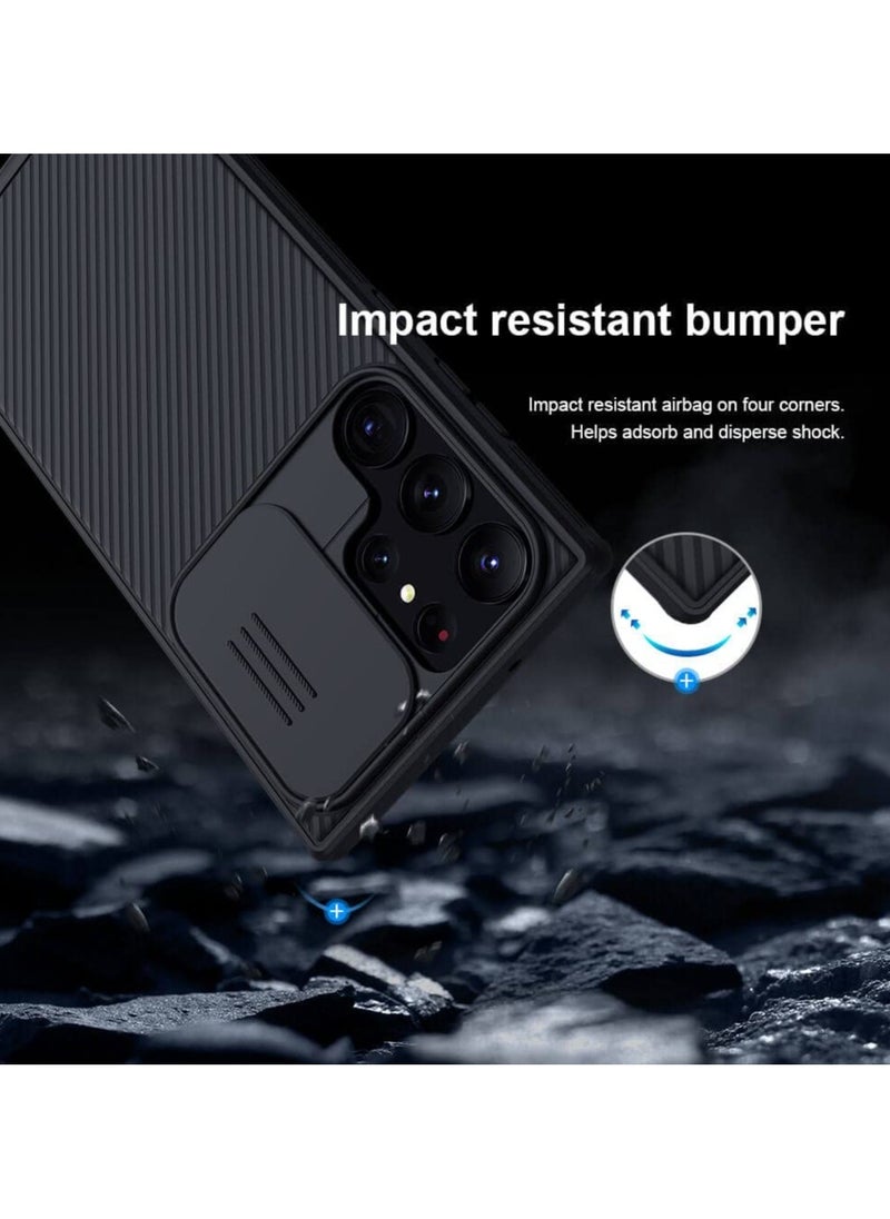 Nillkin Samsung Galaxy S24 Ultra Case Cover Nillkin Camshield Pro Case With Slide Camera Lens Protection PC Back & TPU Frame Bumper Protection for Samsung Galaxy S24 Ultra  - Image 2