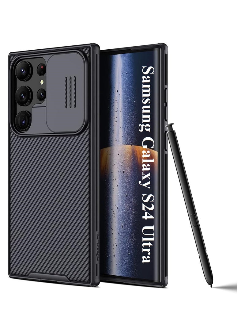 Nillkin Samsung Galaxy S24 Ultra Case Cover Nillkin Camshield Pro Case With Slide Camera Lens Protection PC Back & TPU Frame Bumper Protection for Samsung Galaxy S24 Ultra  - Image 1