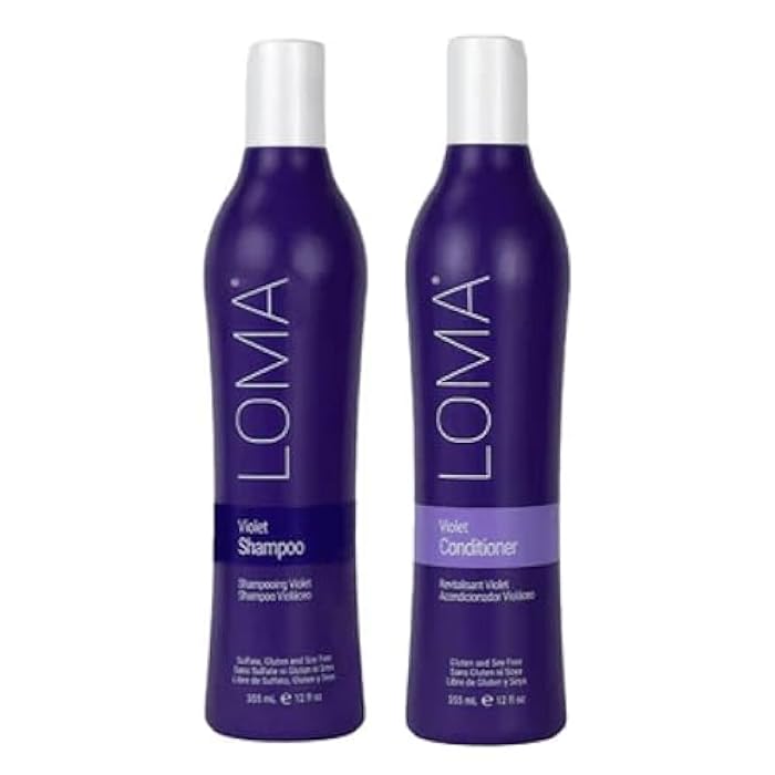 Loma Hair Care Violet Duo: Shampoo and Conditioner - Image 1