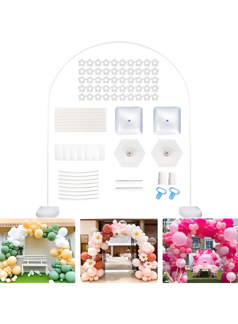 LIXADA Set, 4-in-1 Balloon Arch Stand, Backdrop Stand, Balloon Arch Stand For Wedding, Birthday, Anniversary, Indoor And Outdoor Party Decoration, Garden Decor - Image 2