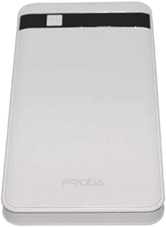 Proda 12000 mAh Power Bank - White