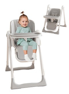 MaBaby Multifunctional Baby Dining Chair, Foldable And Adjustable Baby High Chair With Safety Belt,  Eating Chair With Multiple Modes  - Image 1
