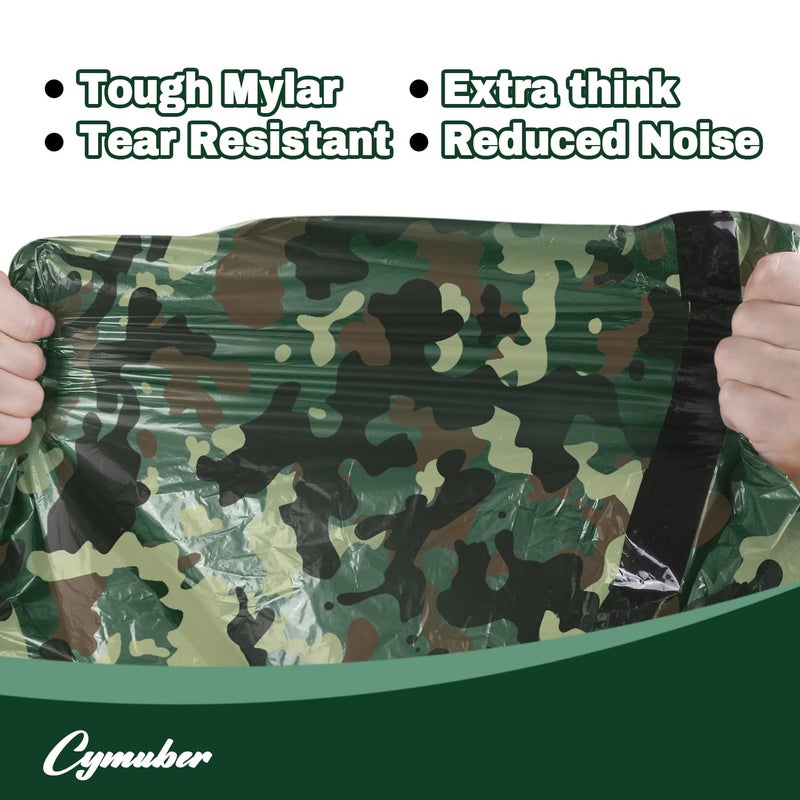 Cymuber Emergency Sleeping Bag Survival Bag, Cymuber Portable Waterproof Thermal Bivy Sacks Tac Bivvy Bags,Camping Mylar Sleeping Bag Survival Gear Emergency Blankets Survival Shelter - Image 4