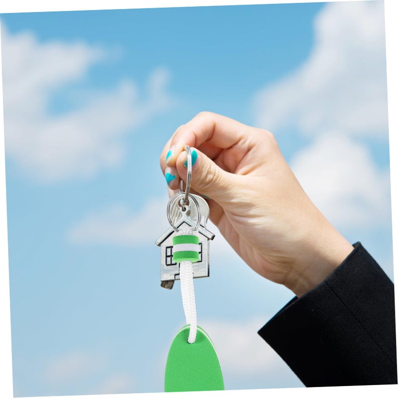 Green Floating Key Chain Waterproof Keyring for Boating Surfboard and Water Sports - Image 4