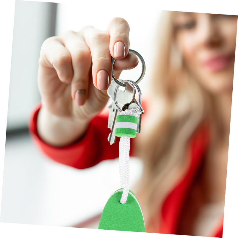 Green Floating Key Chain Waterproof Keyring for Boating Surfboard and Water Sports - Image 5