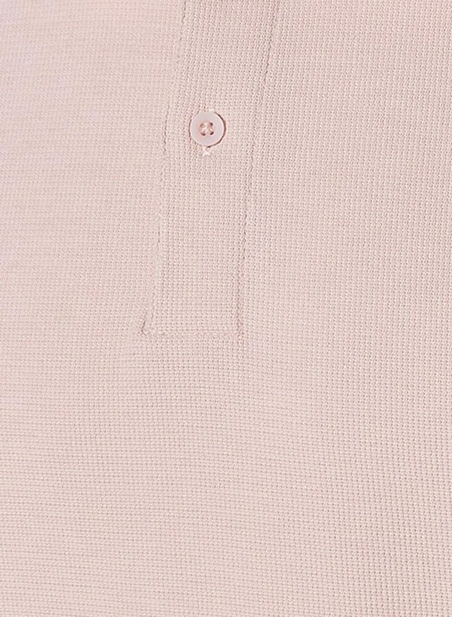 Splash FAV Basic Short Sleeves Textured Polo T-shirt