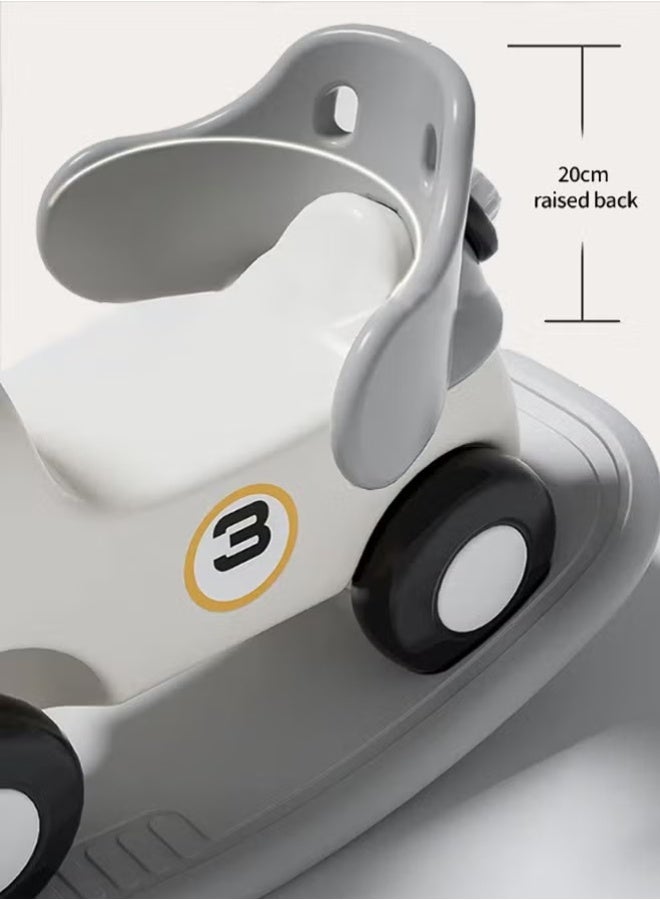 Multifunctional Baby Rocking Horse, Ride on Toy, 3 In 1 Interactive Rocking Horse With Push Rod, Fun Baby Rocking Chair With Rocking And Sliding Way, Detachable Riding Rocking Animal, Easy To Rock And Assemble,Pink - Image 5