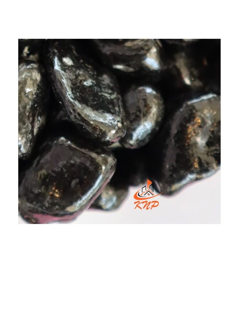 KNP Black Decorative Painted Pebbles Aquarium 10-15mm 5 kg - Image 2