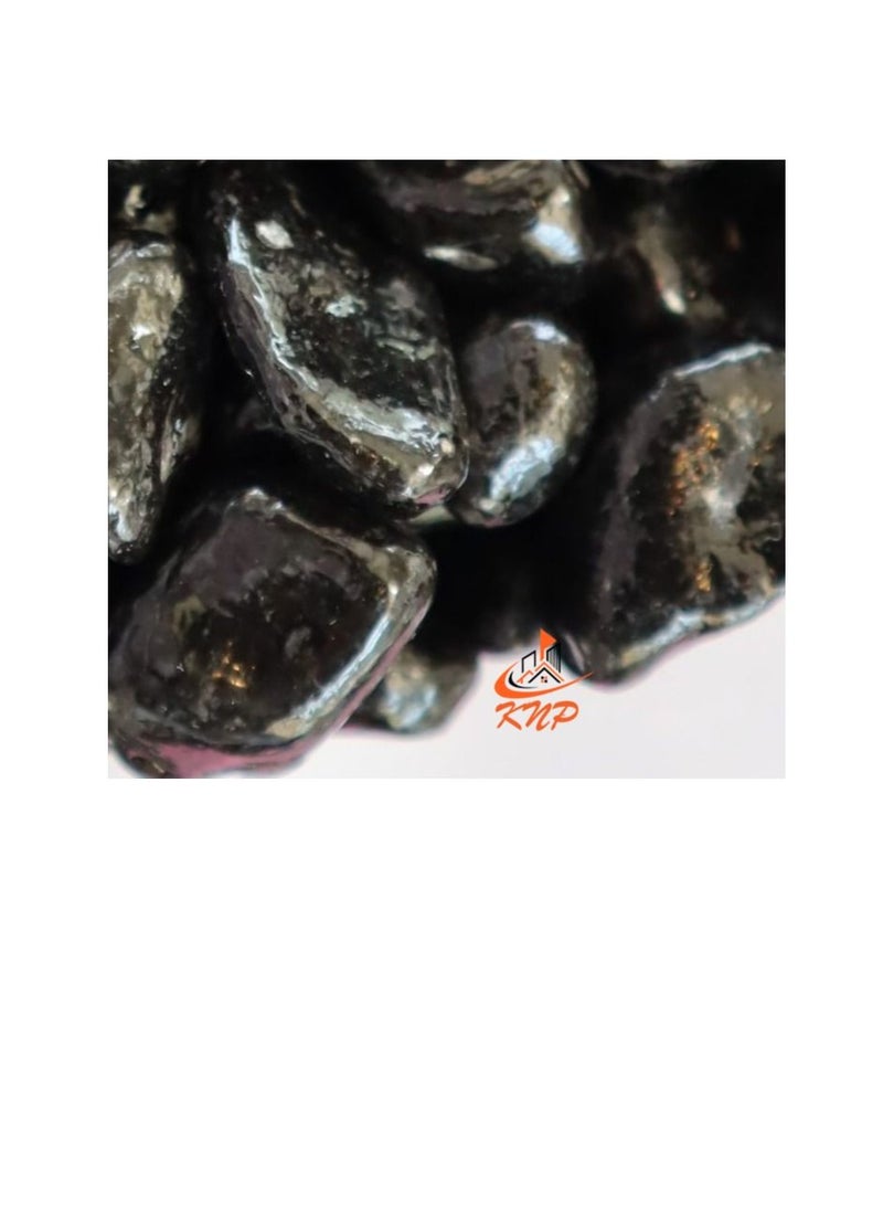 KNP Black Decorative Painted Pebbles Aquarium 10-15mm 5 kg - Image 1