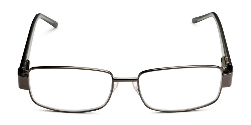 Foster Grant mens Wes Multifocus Glasses Reading Glasses, Gunmetal/Transparent, 54 mm US - Image 2