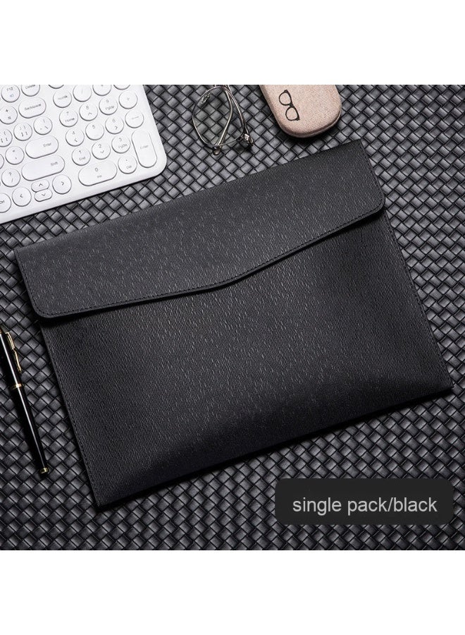 Generic A4 Leather Document Folder - Essential for Premium Business Office Use 